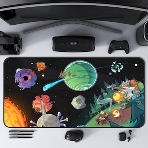 Mousepad Outer Wilds | Tapete de mesa para jogos com 3 mm de espessura | Tapete para jogos Hearthian