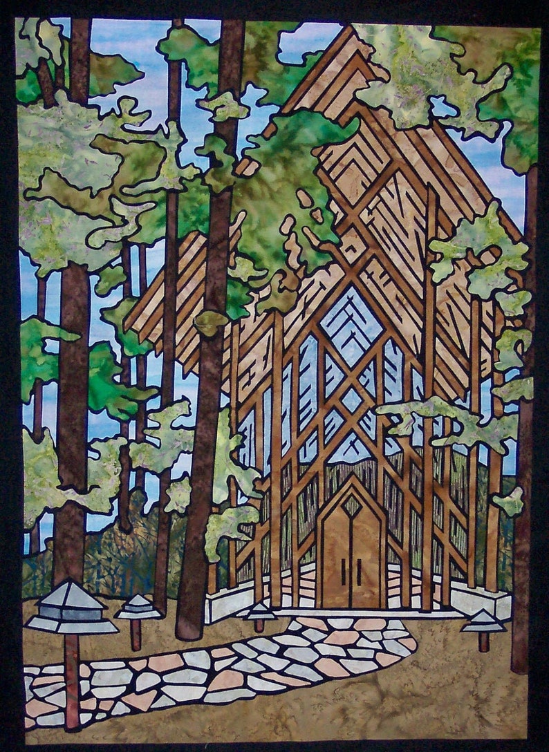The Chapel Pattern for Quilted Wall Hanging Etsy