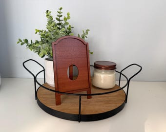Interchangeable Sign Display Stand, Tabletop Sign Holder, Farmhouse Home Decor,  Seasonal Sign Easel Base