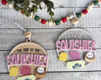 Year of the Squishies Ornament | Squishy Christmas Ornament | Funny 2026 Keepsake | Squishy Ornament | Christmas Gift