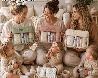 Bolso cambiador personalizado con nombre, bolso para mamá personalizado, regalo para recién nacido, mochila organizadora con monograma, regalo para baby shower, set de regalo para padres