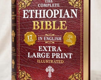 Biblia etíope completa – Edición ilustrada en inglés con letra extragrande