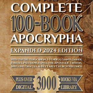 Complète de 100 livres, Apocrypha : Expanded 2024 Relié, Enoch, Giants, Jasher, Jubilees image 1