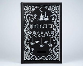 Novela romántica gótica / Libro de tapa dura oscuro (Manacled)