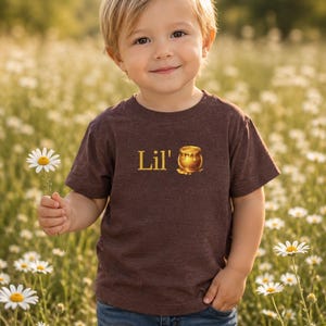 Lil Honey Toddler Tee| Bee Graphic for Kids