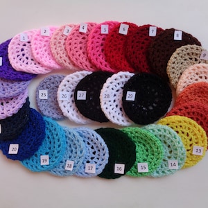 SALE! Medium Bun Cover, Ballet Bun Cover, Crocheted Bun Cover, Bun Holder Hair Net Snood, Dance Flamenco Folkloric Dance Horse Show Hair