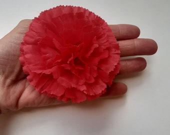 SALE! Spanish Flamenco Carnation Hairpiece- X-Small, Ballet Recital Flower Headpiece, Flamenco Flower, Flamenco Hair Clip, Folkloric Hair