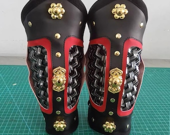 Brazaletes de armadura con diseño de montaña hechos a mano – Protectores de muñeca medievales de acero inoxidable – Guanteletes góticos para cosplay