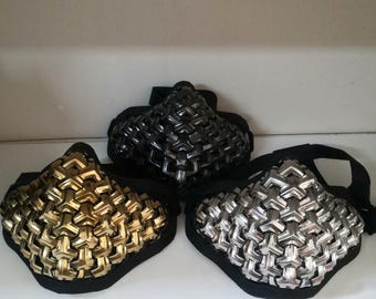 Máscara de armadura de acero inoxidable hecha a mano – Casco medieval para cosplay con estampado de montaña, accesorio para LARP