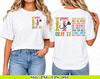 Fouten maken mag, SVG-png-bestand | Ontwerp met positieve groeimindset (digitale download)