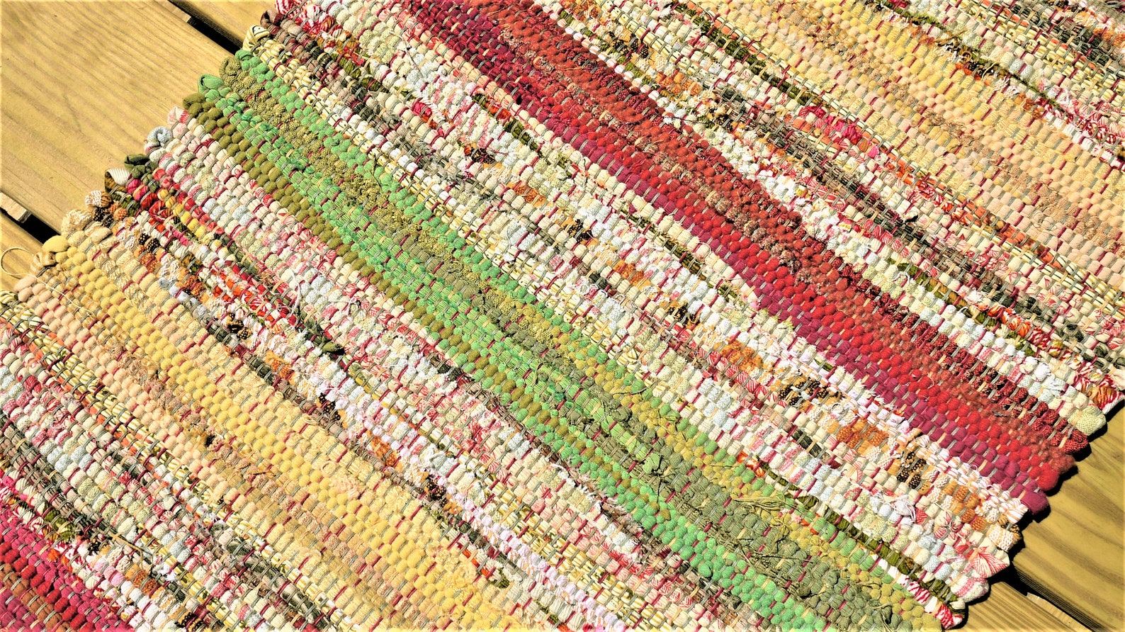 19 x 32 Machine Washable Rag Rug Etsy