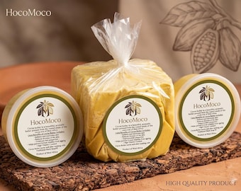 Raw Cocoa Butter, 100% Unrefined Pure Natural Organic Cold Pressed Moisturizer For Skin, Face, Hair, Body, Soap, Food Grade wholesale Bulk