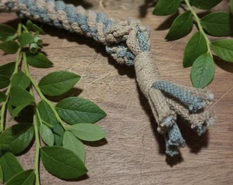 Handmade Dog Rope Tug Toy with Comfortable Handle -Eco Cotton, Durable, Large