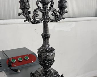 Candelabro trío Regal antracita