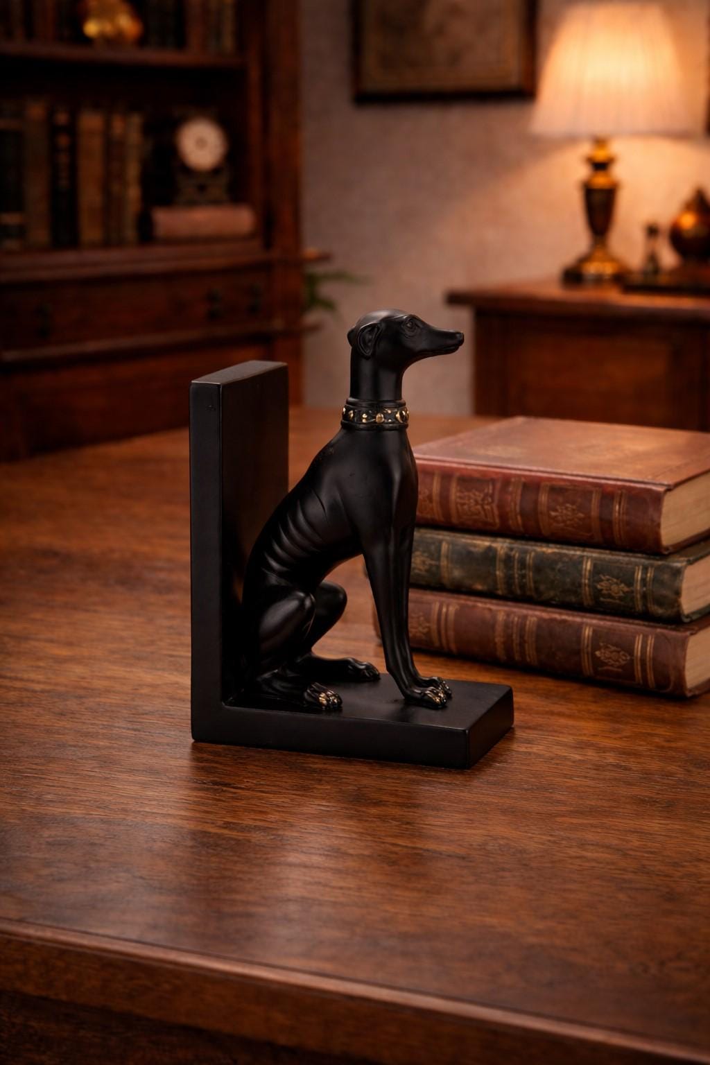 Vintage Greyhound Dog Bookends, Personalized Engraved Book Holder ...