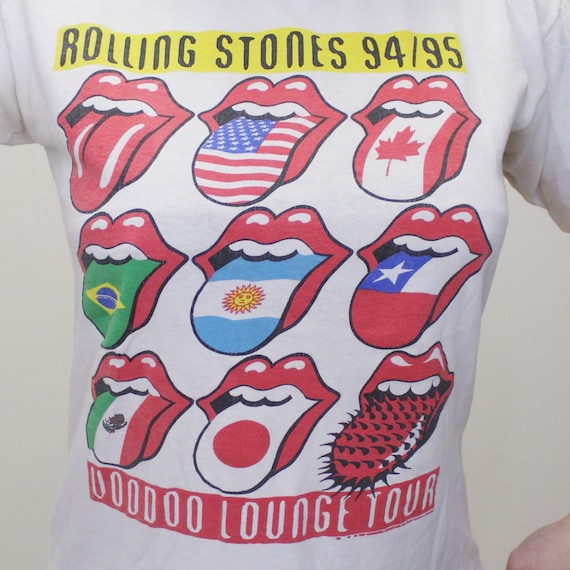 Vintage Rolling Stone 94/95 Voodoo Lounge Tour Tee With Vintage Rolling Stone 94/95 Voodoo Lounge Tour Tee With