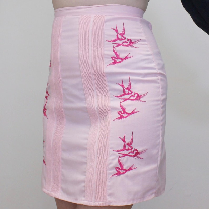 Vintage pink mini skirt