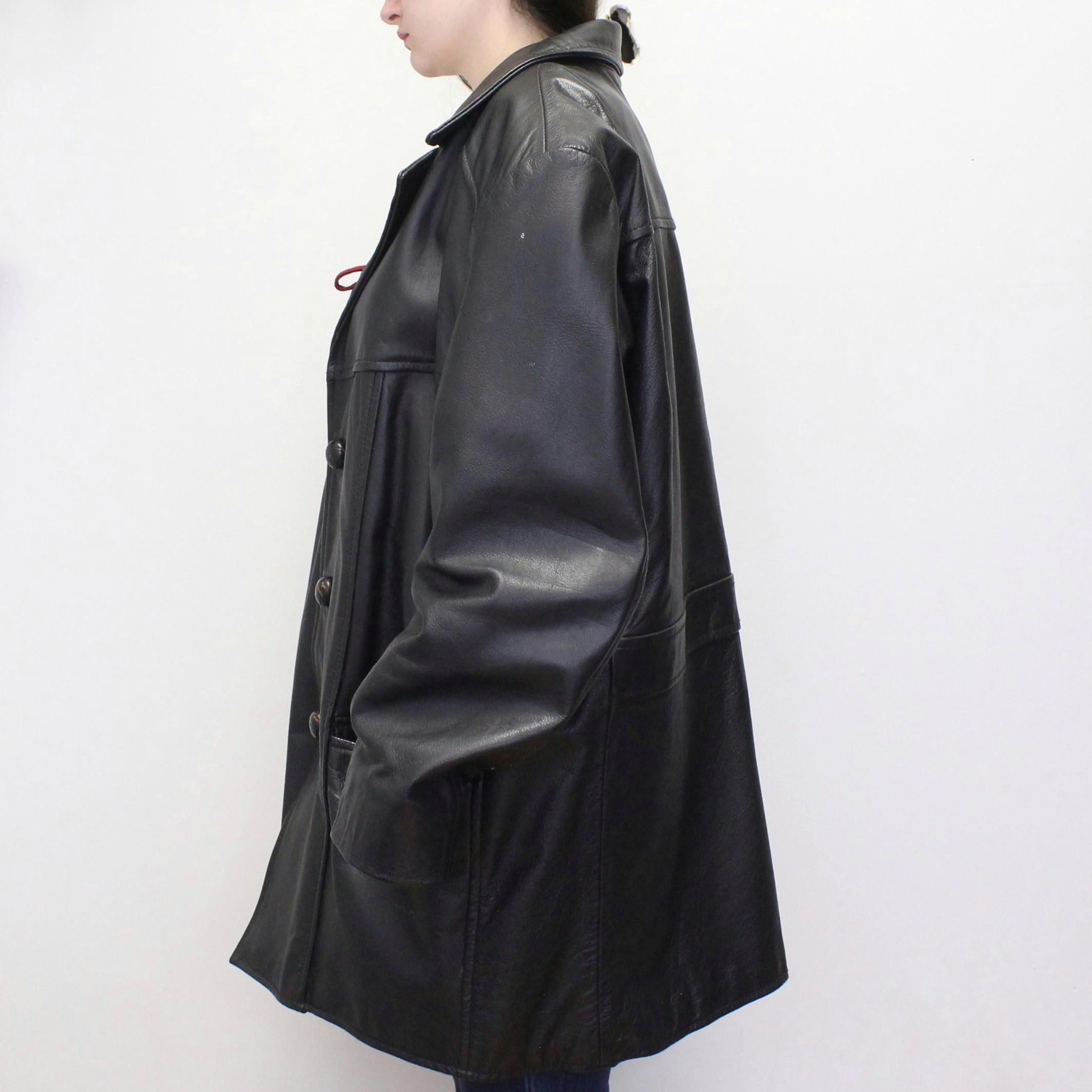 Vintage 80s Leather Jacket by Park V- Blk Leather Jacket