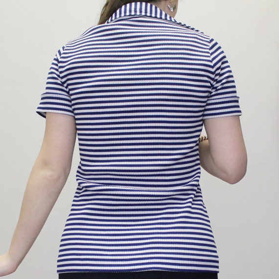 Vintage 70s White Stag Striped Tee - image 6