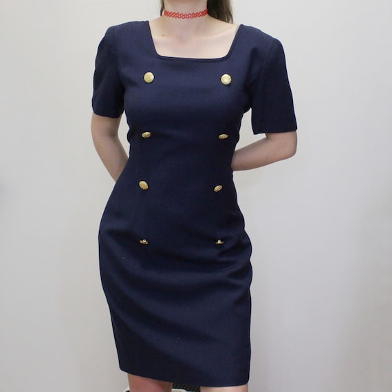 Vintage 80s Brooks Brothers Vintage Dress Nautica… - image 1