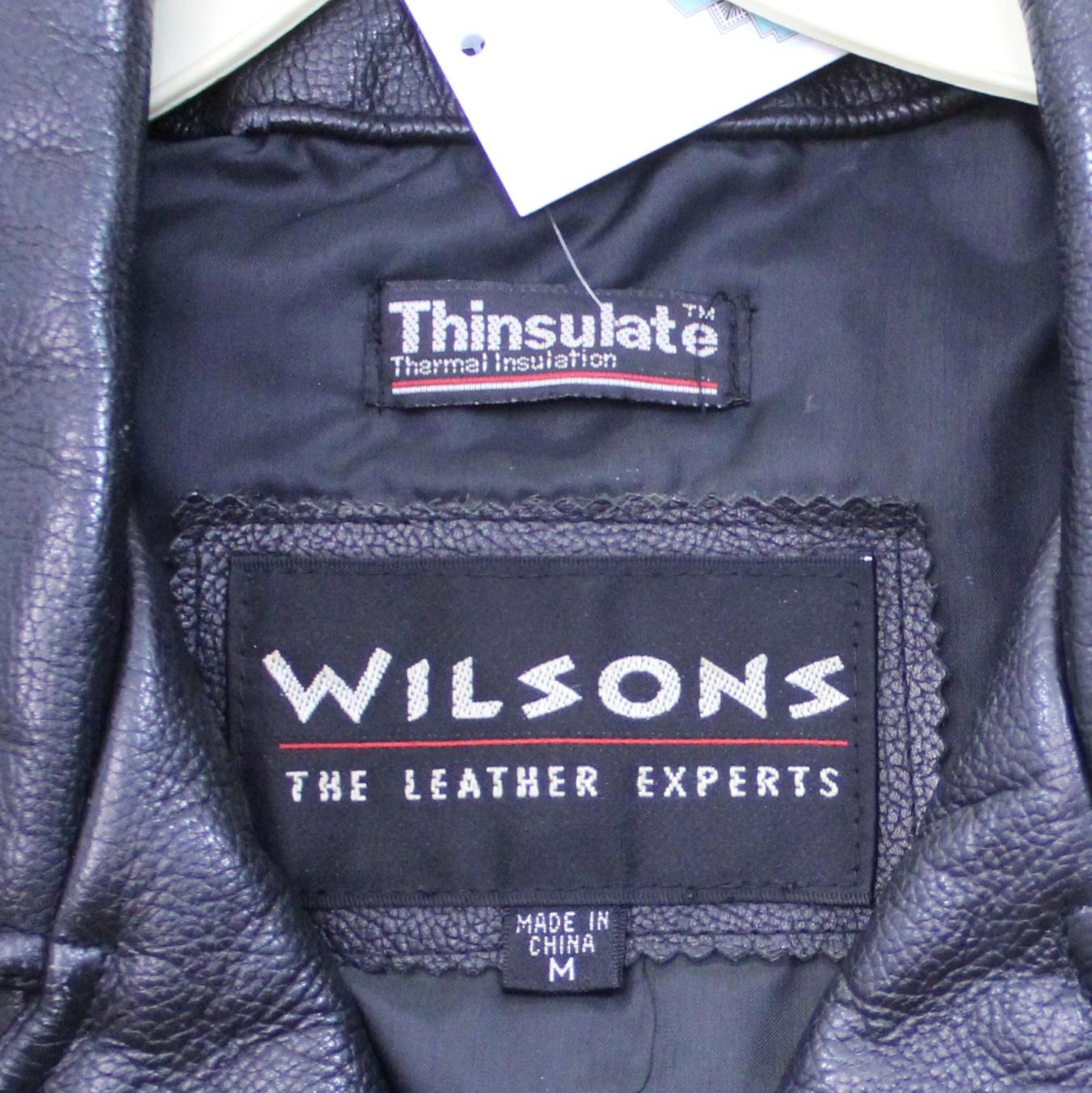 Vintage Y2k Leather Biker Jacket! Wilson's Heavy Leather