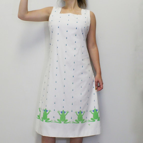 Vintage Rainy Frog Midi Dress by The Vested Gentr… - image 1