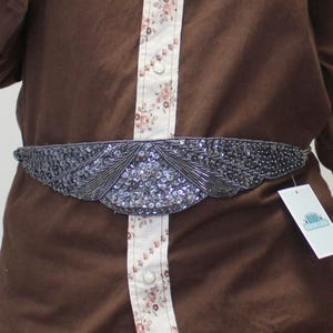 1980s Beaded Cummerbund - Etsy display picture 2