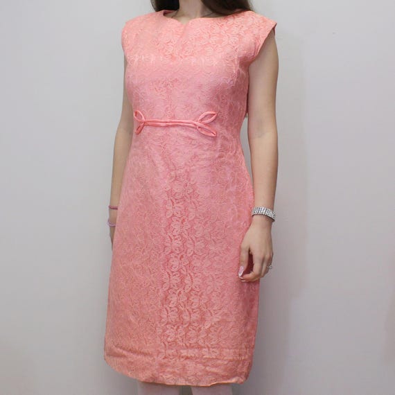 knee length dresses for ladies Shop The Naomi Mini Dress in Hot Pink – Trendy Party Dress at Lady Black Tie main image 0