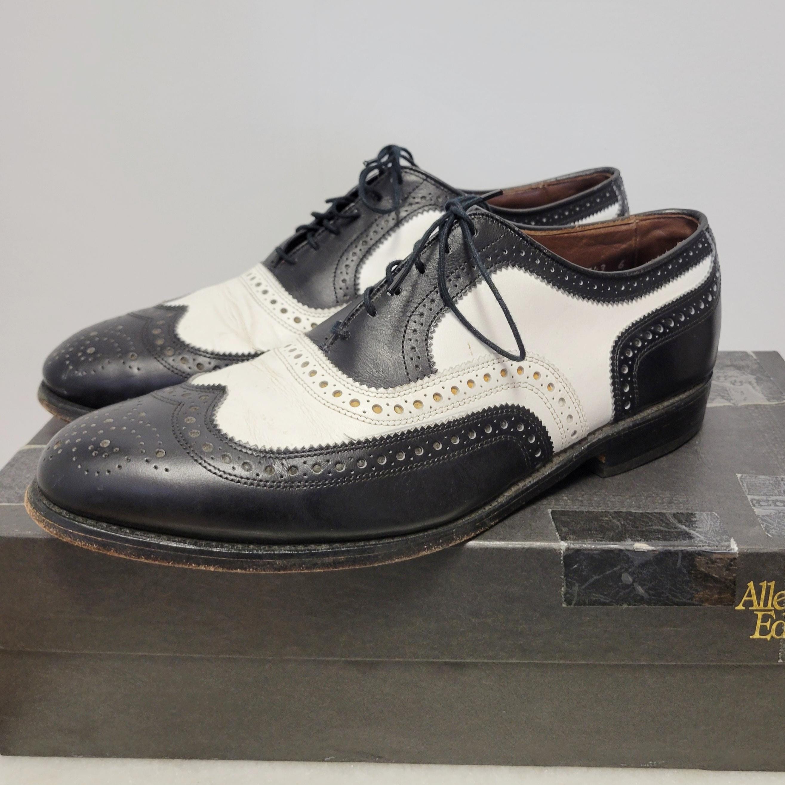 靴 Allen Edmonds Birmingham 1990s US10.0D Factory Second Park Avenue Cap-toe Oxford with Dainite Sole