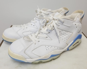 Vintage 2002 Air Jordan 6 University Blue Sneakers-  Air Jordan 6 University Blue-AS IS