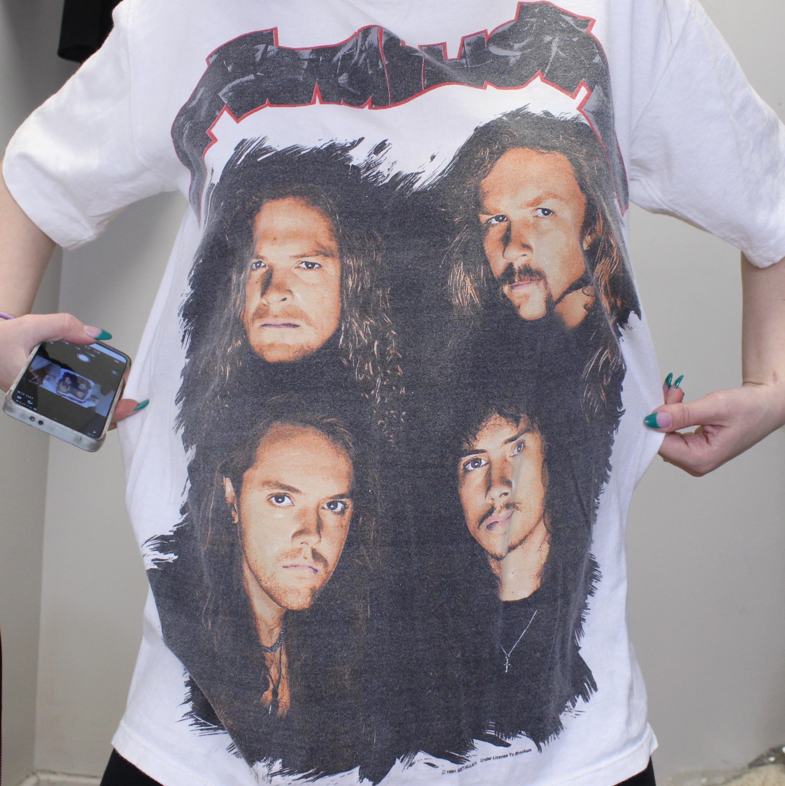 Vintage 90s Metallica Wherever I May Roam Double Sided Graphic