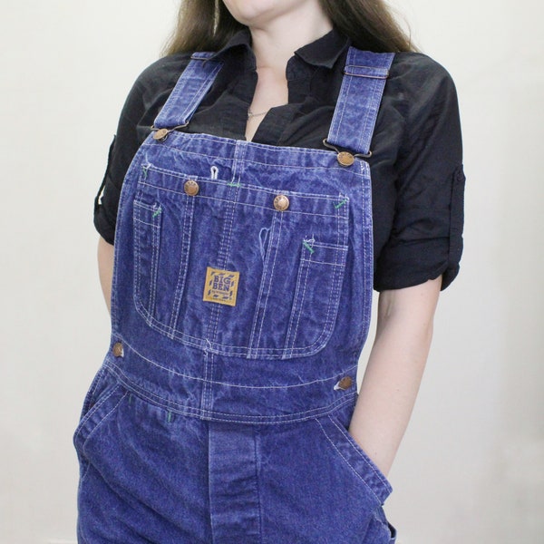 vintage 90s Rare Big Ben Wranglers Overalls - Big Ben Dark Was Overalls