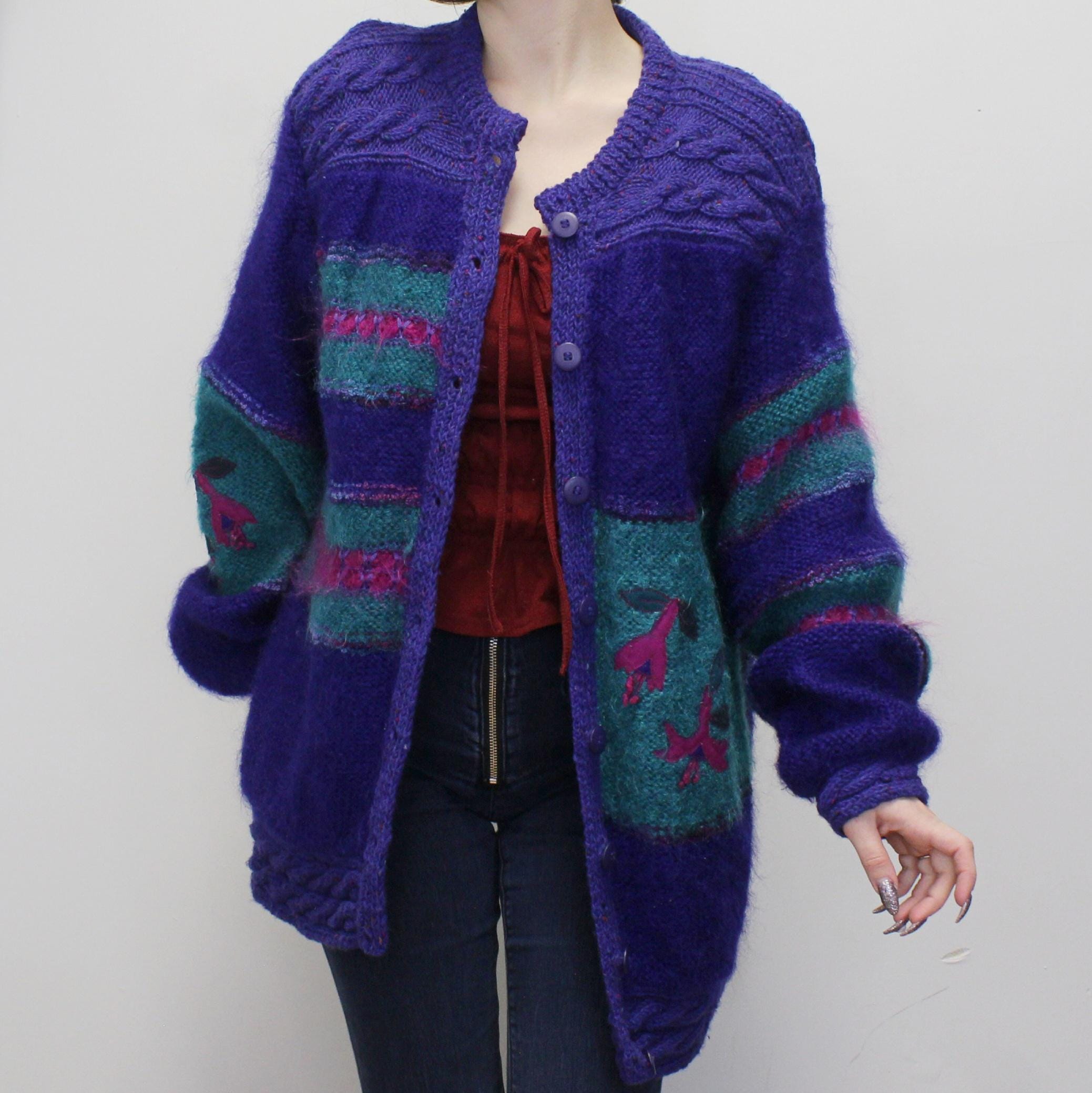 [COVERNAT]★ANGORA KNIT WARMER Amazon.com: Lady Winter Angora Cashmere Blend Loose Warm