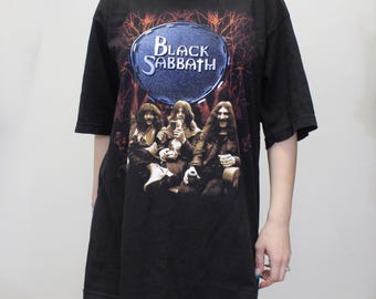 Vintage Y2K Black Sabbath T-shirt, Winterland XL - Etsy