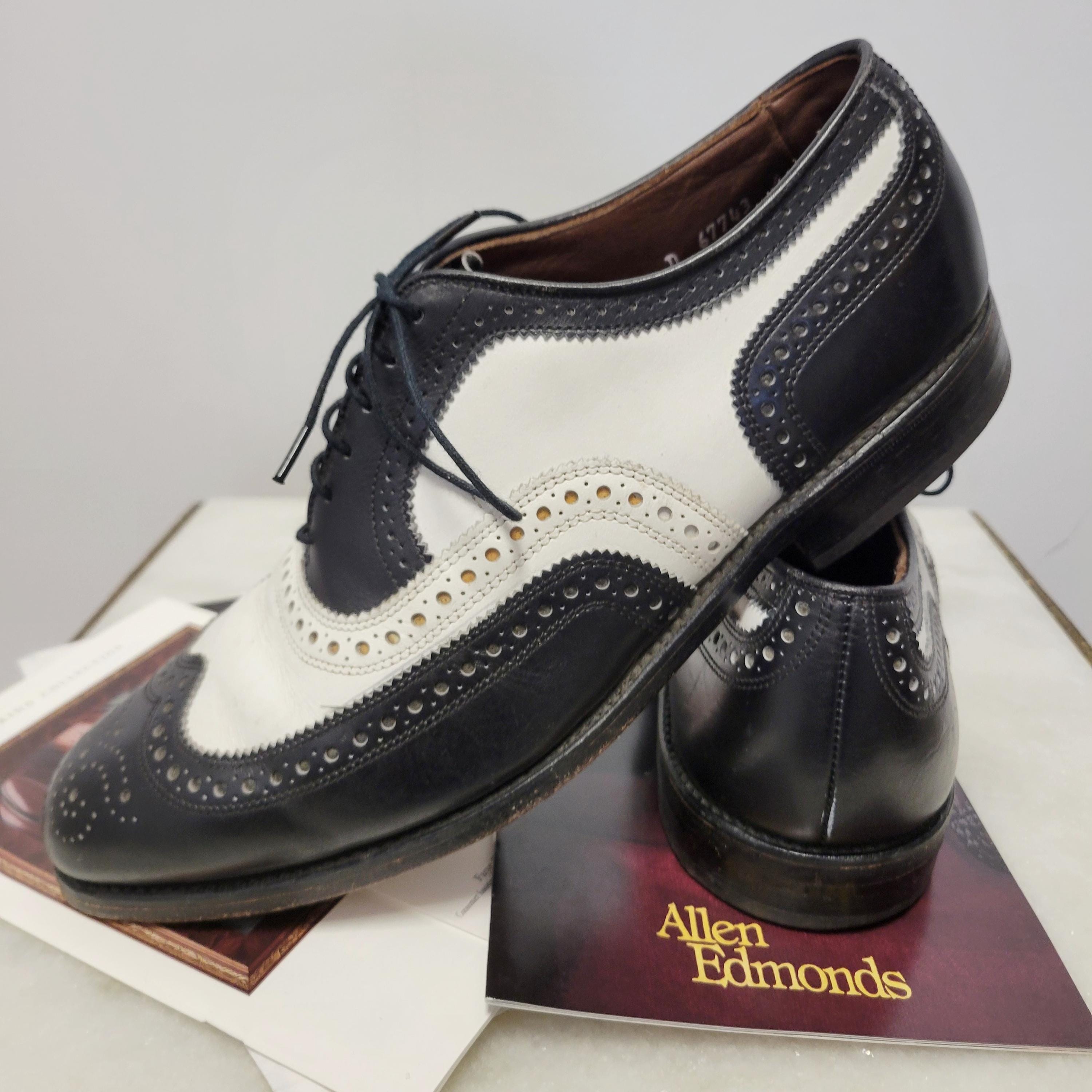 靴 Allen Edmonds Birmingham 1990s US10.0D Allen Edmonds Birmingham Black Men's US13D Leather USA