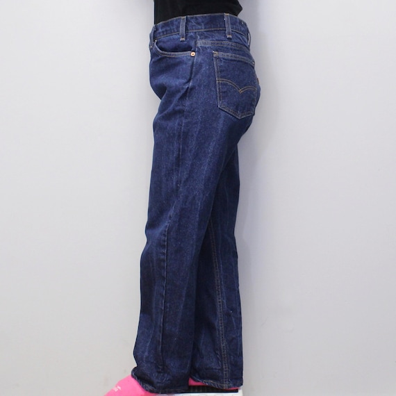 Vintage 90s Orange Tab Levi's 505 Jeans Dark Wash… - image 7