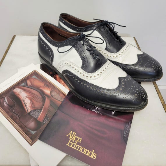 Vintage 90s IOB Allen Edmonds Broadstreet Spectator Wingtip