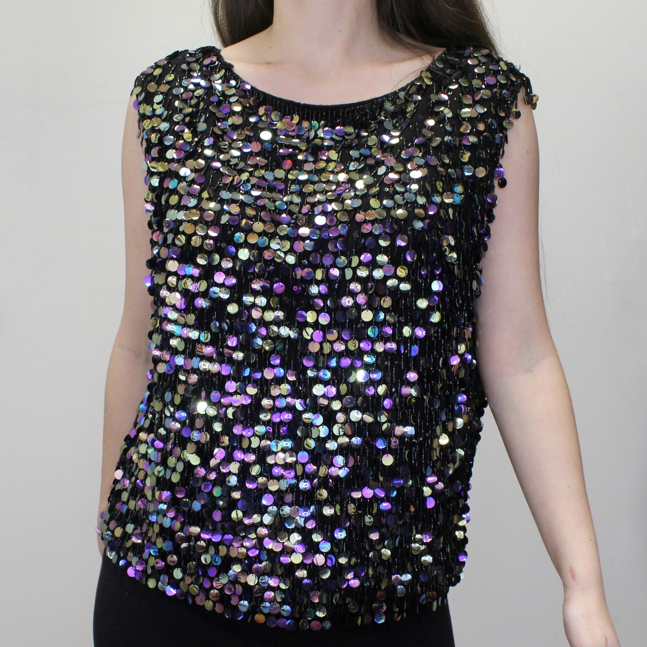 ZOKIN Handmade sequin tank top - CHARLIE JOE