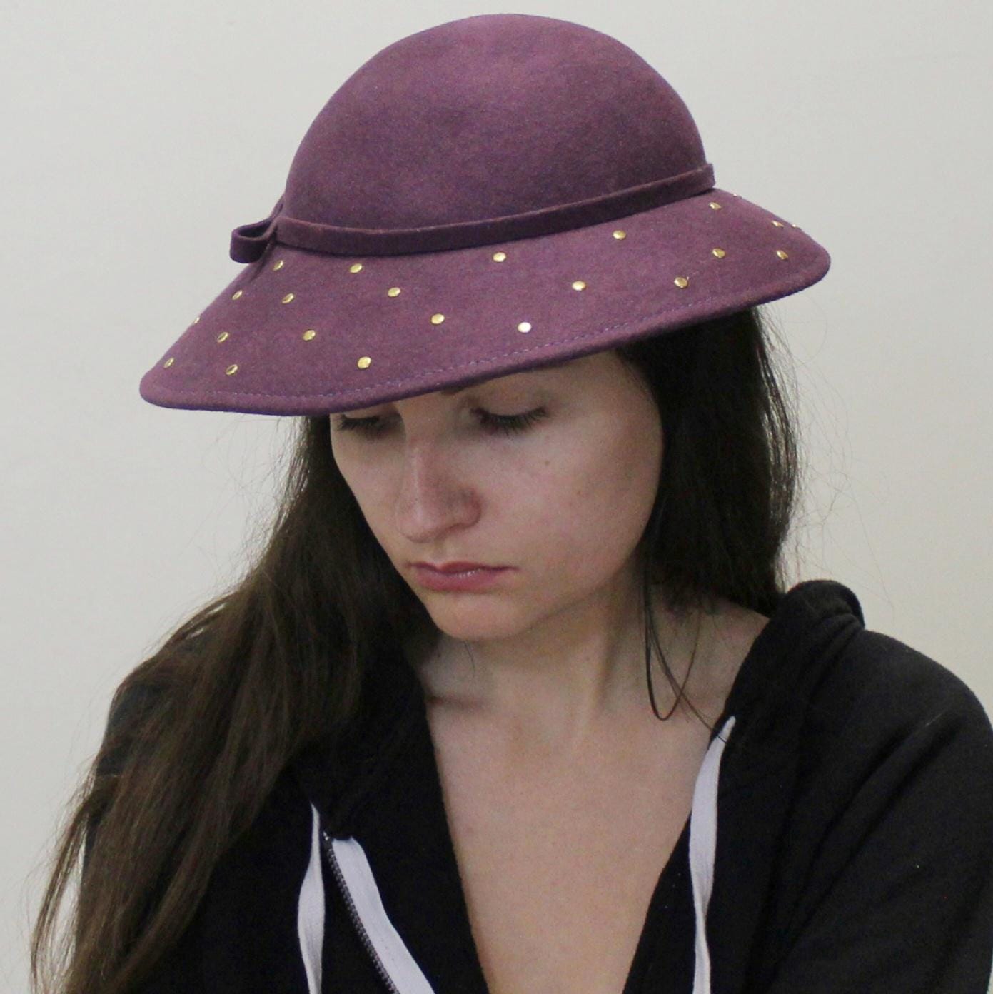 1950s stud hat - Etsy 日本