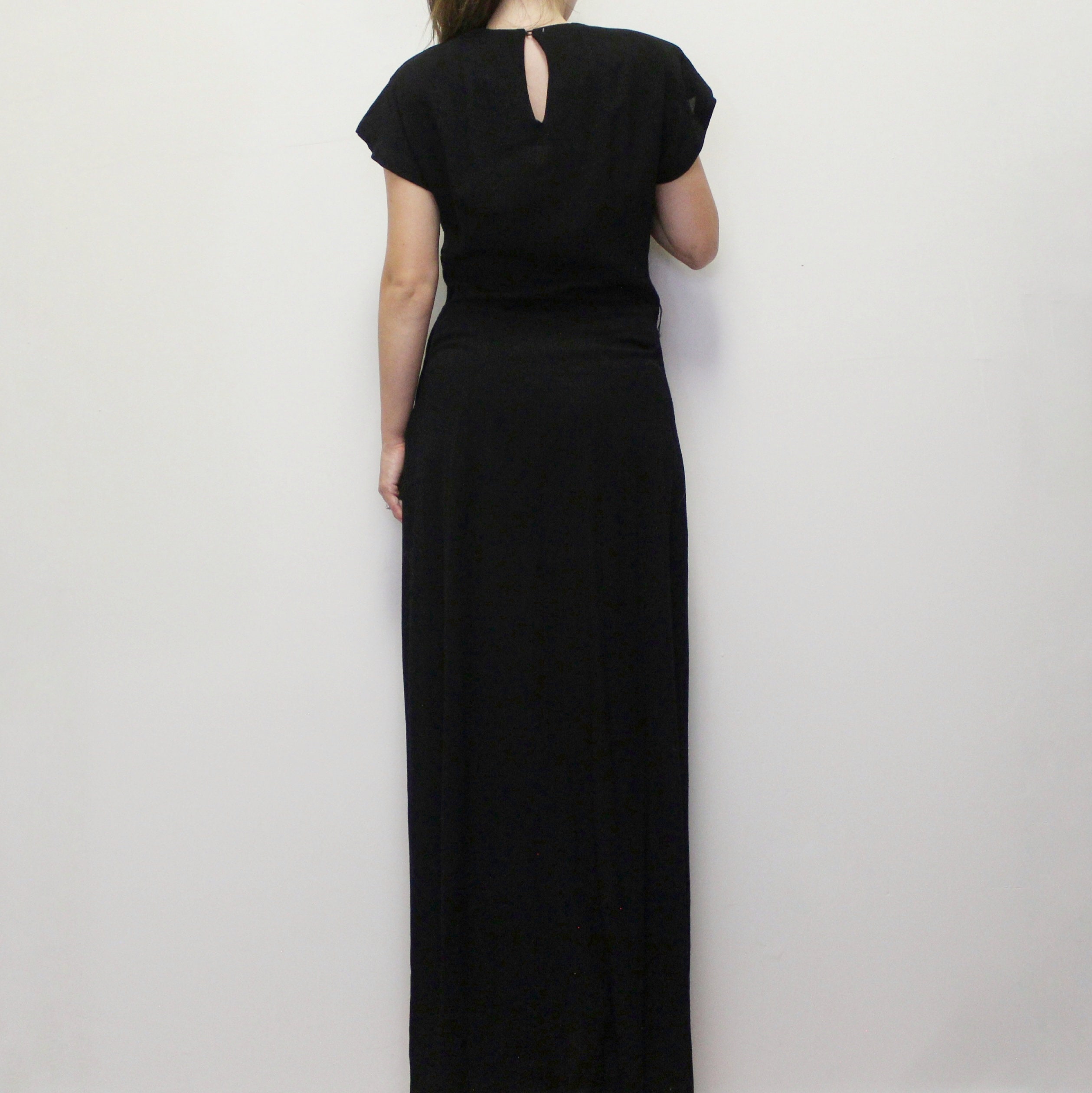 Vintage Elegant Black Dress