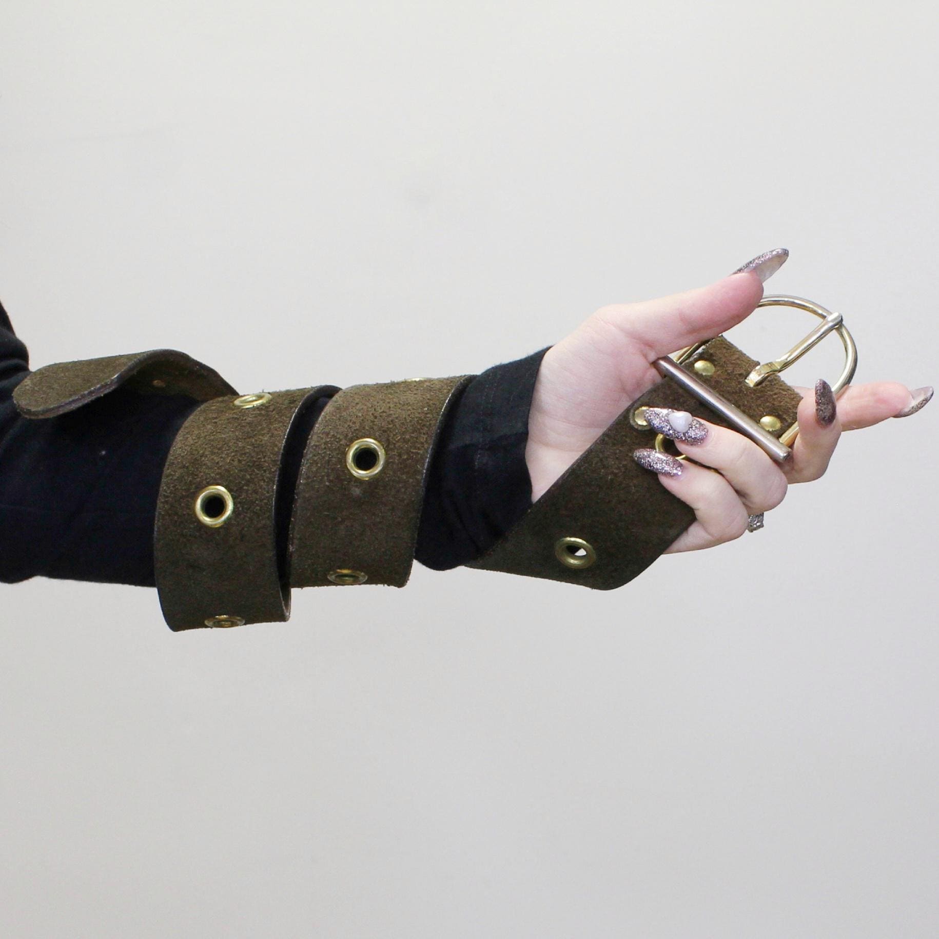 Vintage 70s Brown Suede Belt Western Hippie D-ring Buckle - Etsy