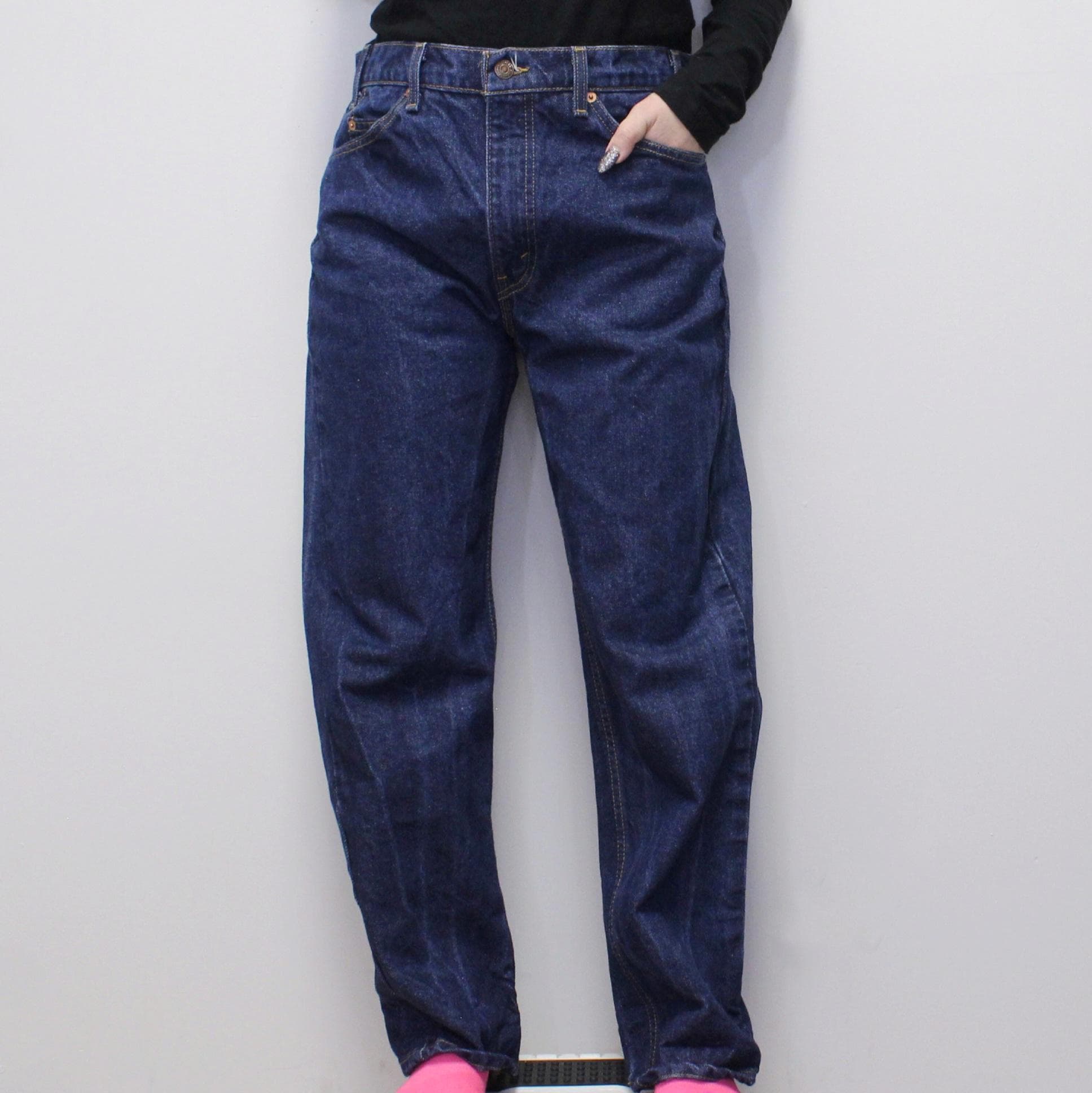 Vintage 90s Orange Tab Levi's 505 Jeans Dark Wash 1994 Jeans