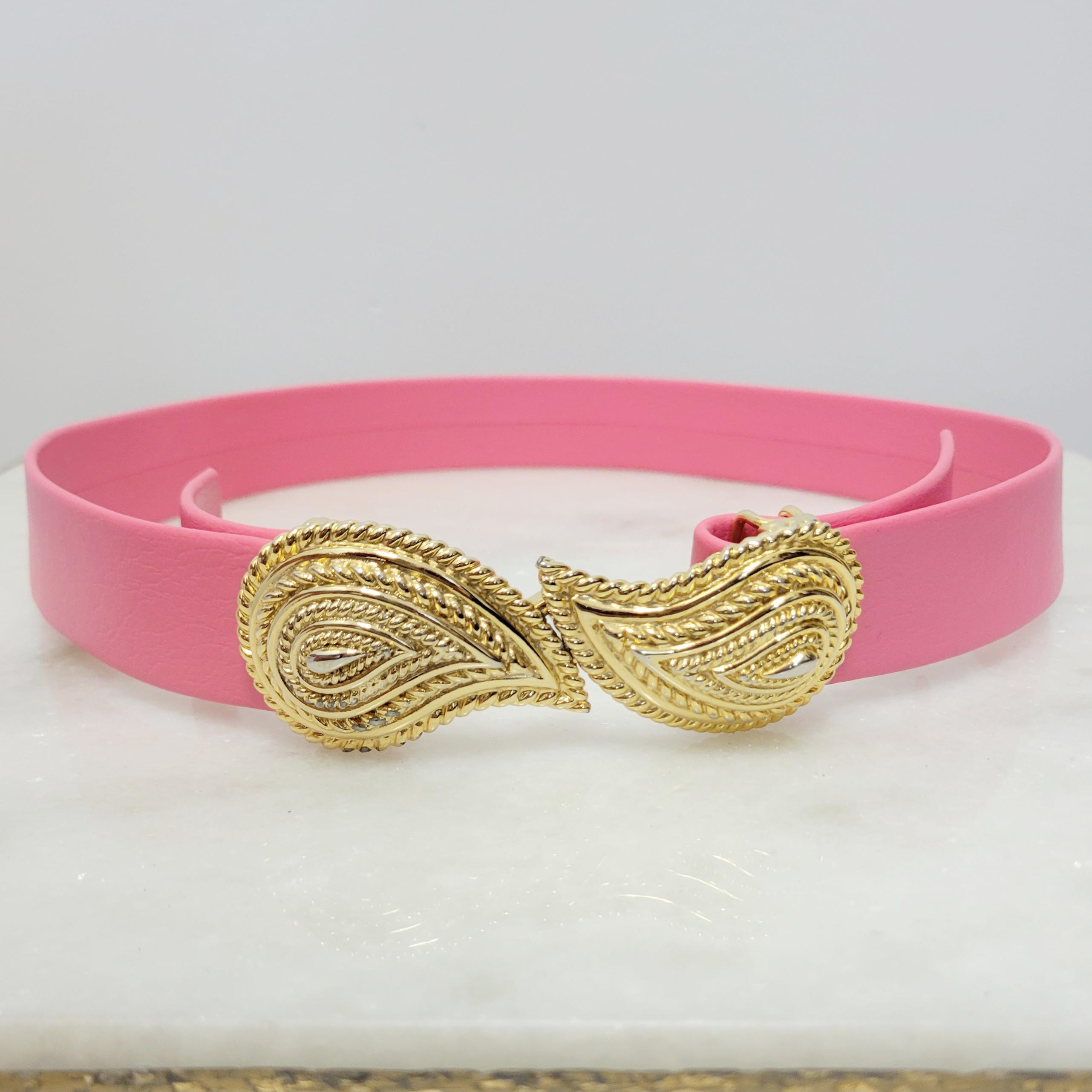 waist belt light pink belt