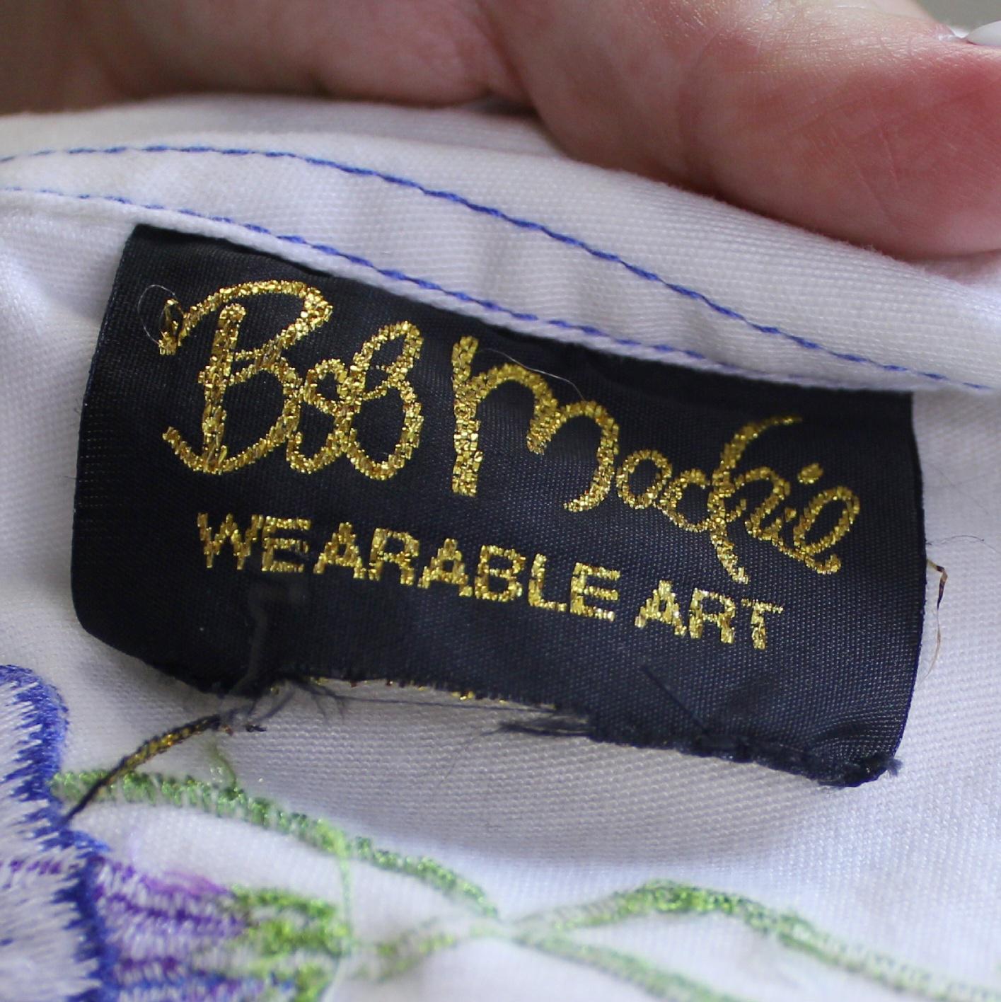 Vintage 80s Bob Mackie Wearable Art Outfit Set Matching
