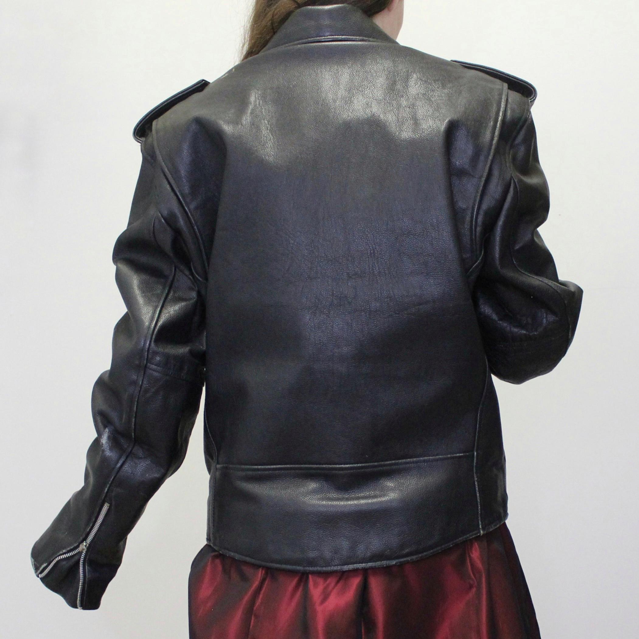 Vintage Y2k Leather Biker Jacket! Wilson's Heavy Leather Vintage Y2k Leather Biker Jacket! Wilson's Heavy Leather