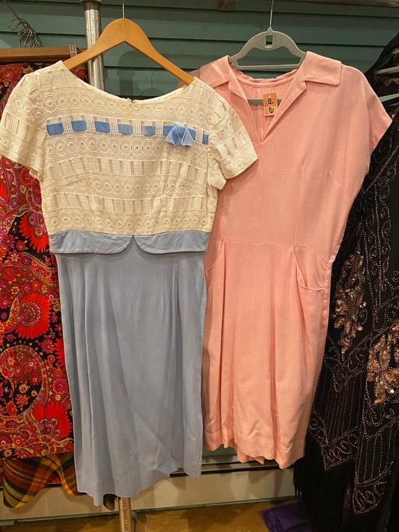 VINTAGE LOT of 1950s 1960s Dresses Bulk Vintage Lo