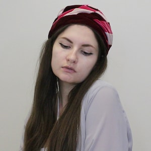 Vintage New York Best & Co. Designed for AMY Burgundy Hat Amy new york hat - Gem main image 3