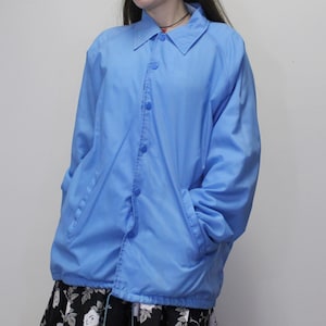Vintage 70er Jahre Jersey gefütterte leichte Jacke von Sears