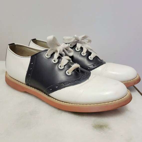Vintage 80s does 50s Saddle Shoes by Willits- Sad… - image 1