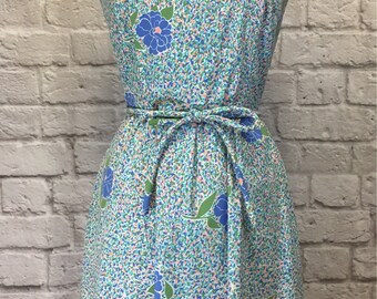 Vintage The Vested Gentress Floral Belted Dress